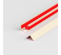 Bande de seuil épaissie, bande de joint de plancher de seuil de PVC - for les tapis, les carreaux et les zones de plancher, bande de recouvrement auto - adhésive, longueur 1m(B,17 * 17mm)