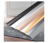 Bande de seuil porte, garniture bordure réduction for la maison, for rampes for portes, comble l'écart hauteur entre 0,2 et,5 po(Silver,4.3cm*90cm(3ft))