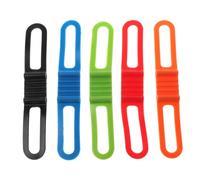 Bande De Silicone Pour Vélo, Élastique Solide, Guidon De Vélo, Lampe De Poche, Attache De Poignée