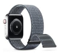 Bande de sport en nylon compatible avec bande 38 mm 40mm 41mm 42 mm 44 mm 45 mm femmes hommes brouille tressée compatible pour la série 9/8/7/6/5/4/3/2 SE