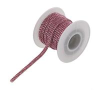 Bande de strass en verre 4 mm x 4,5 m pour voiture rose, ruban brillant brillant pour tableau de bord, portes, rétroviseurs et garniture latérale de carrosserie