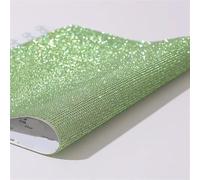 Bande de strass, Ruban Strass Autocollant 1 Yard 90cm Multicolore 2-14 Rangs(Green,2 Row (4mm))