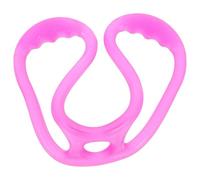 Bande de Tension de Yoga Rose, Forme 8, en Silicone | Bandes de Traction Multifonctionnelles, Exercice Jambes et Épaules, Usage Yoga, Chambre D'hôtel