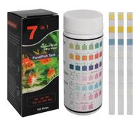 Bande de Test d'aquarium, piscine d'eau douce, bandelettes de Test de pH de qualité de l'eau, Kit de qualité PH For Pool 100pcs-6in1