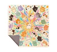 Bande de toilettage pour chat adhésive anti-morsure et apaisante anti-fuite | Couverture enveloppante pour chats jusqu'à 4 kg pour chiots, soin des plaies, des pattes, coupe et limage des ongles