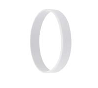 Bande de traction en silicone pour hallux valgus, ceinture d'entraînement correctrice pour les pieds, séparateur d'orteils, bande élastique pour le pouce (blanc, M)