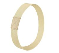 Bande de traction pour hallux valgus, ceinture d'entraînement des pieds, séparateur d'orteils, bande élastique pour le pouce, outils de soins des pieds (jaune, L)
