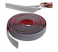 Bande de transition autocollante découpable for seuil de porte, moquette et carrelage, 3,30 à 9,84 pi, protection flexible for bordure de tapis, largeur 1,2 po(Gray,Length 2.0m/6.56ft)