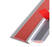Bande de transition autocollante en aluminium blanc de 3 m de long pour sol stratifié, bande de transition de 8,9 cm, 10,6 cm et 14 cm de large pour sols inégaux (taille : L : 2 m, l : 4,2 cm)