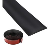 Bande de transition autocollante en PVC - 10 m x 5 cm - Séparateur plat pour moquette et carrelage, parquet, stratifié, installation facile, solution de décoration polyvalente
