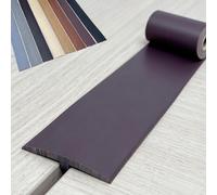Bande de transition autocollante en PVC en forme de T - Imperméable - Antidérapante - Peut être découpée - Pour moquettes, sols stratifiés, carreaux et vinyle - Durable - Décollez et collez simplement