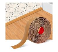 Bande de transition autocollante en vinyle for seuil de porte, rampe, bordure de moquette, revêtement de sol stratifié plat, 3,3 pi, 6,6 pi, 9,8 pi(Yellow oak,6.6ftx5cm)