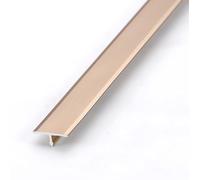 Bande de transition de 2 cm de large pour tapis à carrelage (or, blanc, rouge, noir), bande de transition en aluminium pour parquet et carrelage sur des sous-sols inégaux (couleur : or, taille : L 300