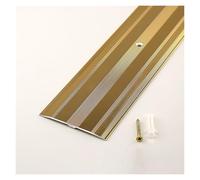 Bande De Transition De Seuil En Aluminium Durable For Portes, Couvre-joints Entre Parquet Et Carrelage, Surface Antidérapante Et Support De Charge Lourde For Usage Domestique(Gold)