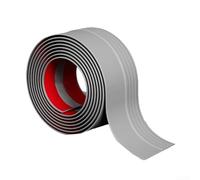 Bande de transition de sol, 2 m de long en PVC, profil résistant à l'usure pour moquette stratifiée, carrelage, porte, rénovation de maison (gris, lot de 1 m)