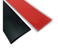 Bande De Transition De Sol Auto-adhésive Pour Stratifié Couverture De Joint Seuil Vinyle Porte Finition Facile À Installer Et À Décoller(Noir,7.6cm/3in)