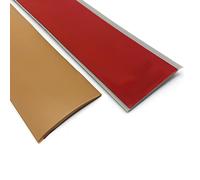 Bande De Transition De Sol Auto-adhésive Pour Stratifié Couverture De Joint Seuil Vinyle Porte Finition Facile À Installer Et À Décoller(Brown,7.6cm/3in)