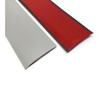 Bande De Transition De Sol Auto-adhésive Pour Stratifié Couverture De Joint Seuil Vinyle Porte Finition Facile À Installer Et À Décoller(Gray,4cm/1.57in)