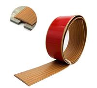 Bande De Transition De Sol Autocollante, 4, 5, 7,6 Cm De Large, Bande De Recouvrement En Vinyle Pour Couvrir Les Espaces Entre Les Sols En Bois, Les Carreaux(Yellow Oak,5cm x 200cm)