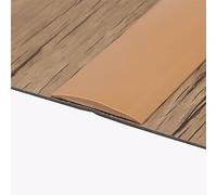 Bande de transition de sol Bandes de revêtement de sol auto-adhésives Transitions de sol Bande de sol stratifié Bande de séparation plate en PVC Motif grain de bois élégant (marron clair 40 mm/1,57 (