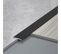 Bande de transition de sol de 22 mm, bande de transition de sol en bois au carrelage, profilé en T, bandes de bord de tapis en métal découpables pour connecter les joints de sol, 0,5, 1, 2, 3, 4, 5,5