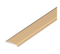 Bande de transition de sol en alliage d'aluminium - Revêtement de joint autocollant for une transition fluide entre moquette et carrelage - Garniture durable de 90 cm for l'amélioration de l'habitat(G