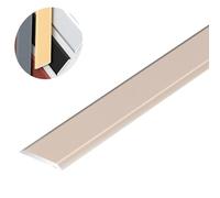 Bande de transition de sol en alliage d'aluminium - Revêtement de joint autocollant for une transition fluide entre moquette et carrelage - Garniture durable de 90 cm for l'amélioration de l'habitat(P