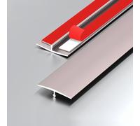 Bande De Transition De Sol En Aluminium, Barre De Seuil Adhesive, Pour Carrelage, Bois, Stratifié, Joint Les Espaces(Rose gold,90x1.5cm/36 * 0.59in)