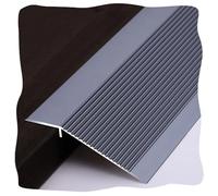 Bande de transition de sol en aluminium - Bordure antidérapante pour des différences de hauteur de 10 à 40 mm - Découpable, installation facile, rampe de seuil pour des transitions lisses au sol