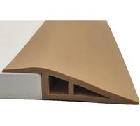 Bande de transition de sol en caoutchouc auto-adhésive - Rampe flexible pour des transitions de bord lisses sur les pentes et les surfaces inégales - Durable et facile à installer - Idéal pour une