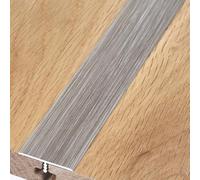 Bande de transition de sol en forme de T, garniture de moulure en T en aluminium, séparateur, bord de sol en profil stratifié, bandes de sol à motif de grain de bois(Style D,3.3CM*0.9M*3 Pieces)