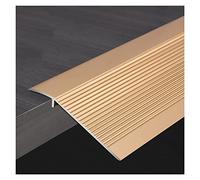 Bande de transition de sol en métal doré de 2,5 cm de large, réducteur de carrelage moderne à revêtement de sol en vinyle, pour joint d'entrée de pièce - et finition élégante