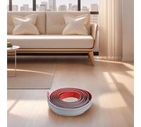 Bande de transition de sol en TPE de 3 cm pour une connexion de sol sans couture, convient pour les bords de moquette et de sols durs jusqu'à 10 mm d'épaisseur, gris (marron, 3 mètres)