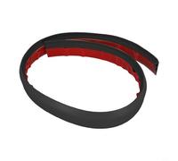 Bande de transition de sol pour sols stratifiés et carrelés, réducteur de seuil en PVC de 1 m avec dos automatique, gris, plat pour bord pour doo sans couture (noir)