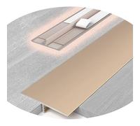 Bande De Transition De Sol T, Garniture De Séparation Plate À Seuil Auto-adhésif, Profil De Couverture De Sol En Tapis En Aluminium(Yellow,W20mm)