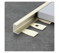 Bande De Transition En Alliage D'aluminium 3 X 90 Cm For Sol Et Carrelage, Bordure Sans Joint, Seuil Métallique Durable For Portes, Cuisines Et Sols Stratifiés(Yellow,8mm)