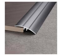 Bande De Transition En Aluminium Durable 3 X 90 Cm For Les Espaces Entre Le Sol Et Le Carrelage/moquette. Garniture De Bordure Sécurisée. Installation Sans Perçage(Gray,41mm)