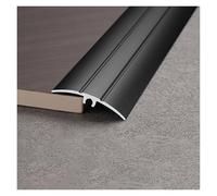 Bande De Transition En Aluminium Durable 3 X 90 Cm For Les Espaces Entre Le Sol Et Le Carrelage/moquette. Garniture De Bordure Sécurisée. Installation Sans Perçage(Black,40mm)