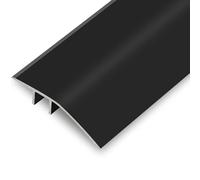 Bande de transition en aluminium, profil de transition de porte, rampe d'accès pour fauteuil roulant, bordure non perforée, profil N durable pour une transition fluide du sol