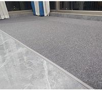 Bande de transition en caoutchouc pour moquette - Bordure flexible pour tapis, tapis de sol et tapis de couloir - Autocollante, imperméable, résistante aux intempéries pour une finition sans couture