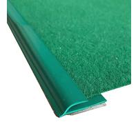 Bande de transition en caoutchouc pour moquette - Bordure flexible pour tapis, tapis de sol et tapis de couloir - Autocollante, imperméable, résistante aux intempéries pour une finition sans couture