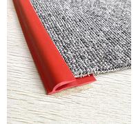 Bande de transition en caoutchouc pour moquette - Bordure flexible pour tapis, tapis de sol et tapis de couloir - Autocollante, imperméable, résistante aux intempéries pour une finition sans couture