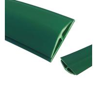 Bande de transition en PVC durable pour tapis et carrelage - Protection des bords de 1 m à 20 m de long pour une transition sans problème (vert, longueur 20 m)