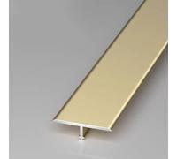 Bande de transition en T en aluminium Barre de Seuil porte/dalle/moquette/dalle for Relier Les Joints de Sol et Les Transitions de Seuil de Moquette Carrelage(Gold,40mm L2.7m/9ft)