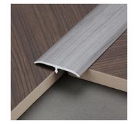 Bande De Transition En T For Joints De Sol, Séparateur De Seuil En Alliage D'aluminium, Motif Grain De Bois, Sans Joint, For Stratifié, Carrelage, Parquet, Salon, Chambre, Cuisine(Light gray)