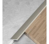 Bande de transition en T pour combler les espaces entre les planchers, bande de finition en T pour planchers, seuils de porte, bande de séparation imperméable(Gold,30x7mm/1.18x0.28in)