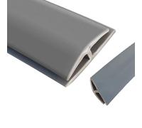 Bande de transition entre tapis et carrelage en PVC, 1 pièce, protecteur de bord de sol de 3,3 pieds à 65 pieds de Long for une Transition en douceur du sol(Gray,Length 2m(6.5ft))