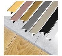 Bande de transition et garniture de sol pour sols stratifiés, pour combler les différences de hauteur entre 0,5 et 1,3 cm (0,2 à 1,3 cm) aux seuils de porte et les transitions entre les carreaux et