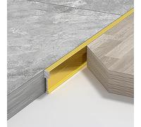 Bande de transition extra étroite pour stratifié, carrelage, planchers en bois, barre de couverture de pont en alliage d'aluminium, remplissage d'espace coupable pour une transition sans couture des