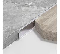Bande de transition extra étroite pour stratifié, carrelage, planchers en bois, barre de couverture de pont en alliage d'aluminium, remplissage d'espace coupable pour une transition sans couture des